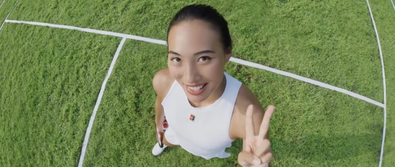 郑钦文神级逆转后第一支广告，怪可爱的